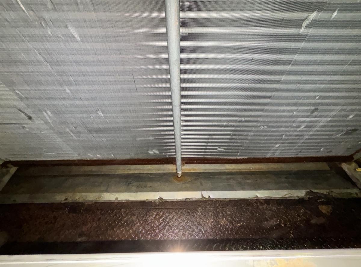 Drain Pan Before